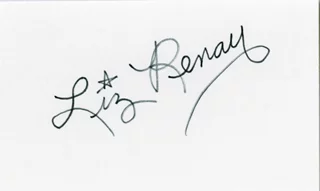 Liz Renay autograph