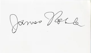 James Noble autograph