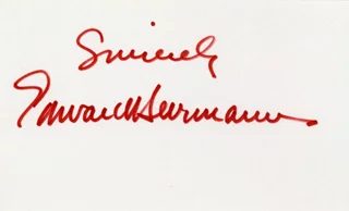 Edward Herrmann autograph