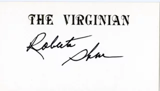 Roberta Shore autograph