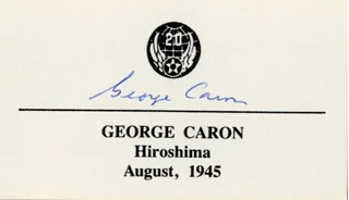 George Caron autograph
