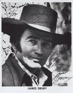 James Drury autograph