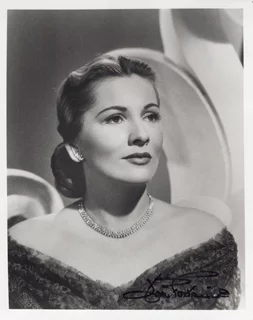 Joan Fontaine autograph