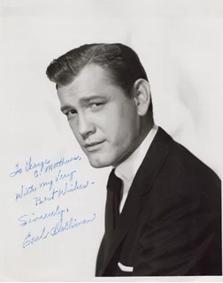 Earl Holliman autograph