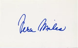 Vera Miles autograph