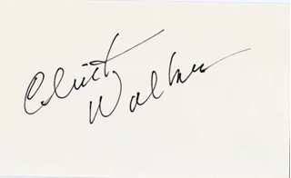 Clint Walker autograph