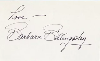 Barbara Billingsley autograph