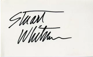 Stuart Whitman autograph