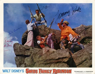 Swiss Family Robinson autograph