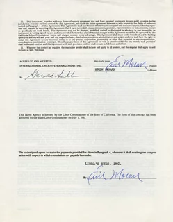 Erin Moran autograph