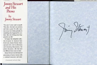 James Stewart autograph