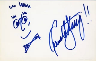 Arnold Stang autograph