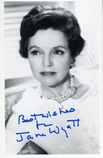 Jane Wyatt autograph