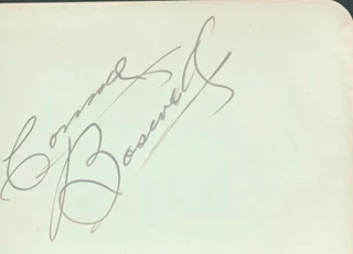 Connee Boswell autograph