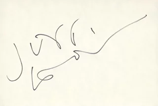 Jeff Goldblum autograph