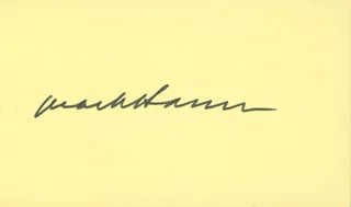 Mark Harmon autograph