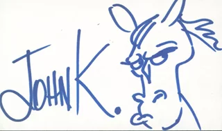 John Kricfalusi autograph