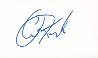 Christopher Knight autograph