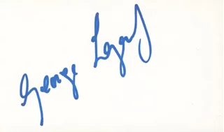 George Lazenby autograph