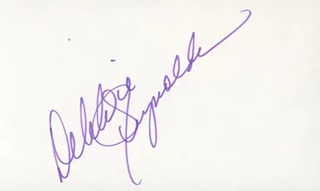 Debbie Reynolds autograph