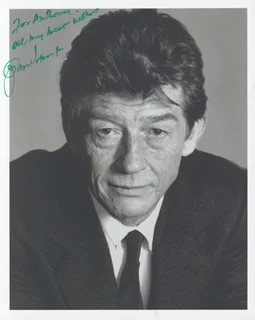 John Hurt autograph