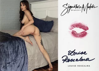 Louise Rosealma autograph