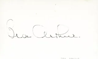 Bea Arthur autograph