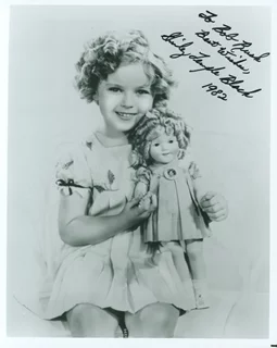 Shirley Temple-Black autograph