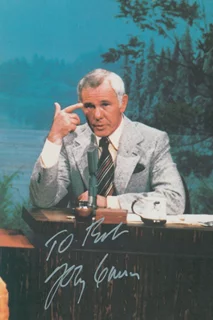 Johnny Carson autograph