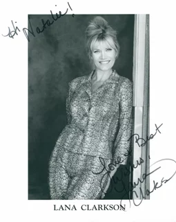 Lana Clarkson autograph