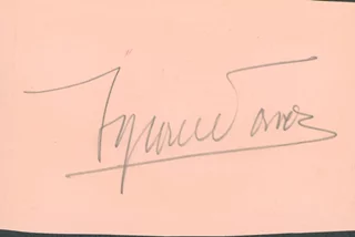 Tyrone Power autograph