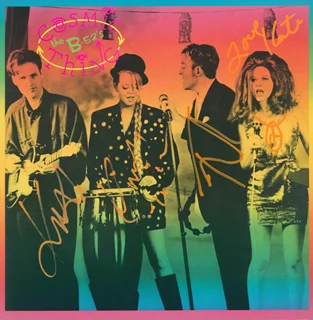 The B-52's autograph