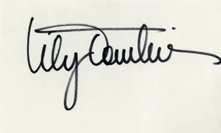 Lily Tomlin autograph