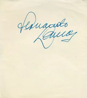 Fernando Lamas autograph
