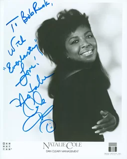 Natalie Cole autograph