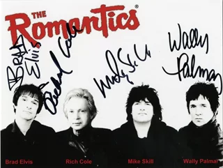 The Romantics autograph