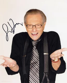 Larry King autograph