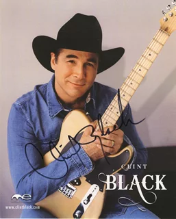 Clint Black autograph