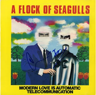 A Flock of Seagulls autograph