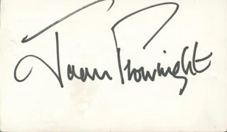 Joan Plowright autograph