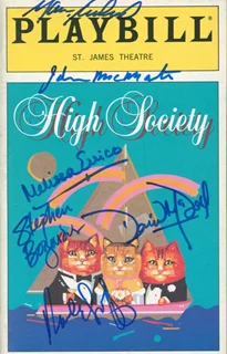 High Society autograph