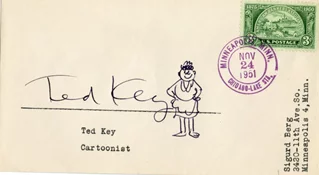Ted Key autograph