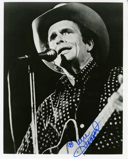 Merle Haggard autograph