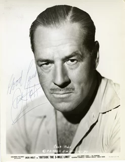 Jack Holt autograph