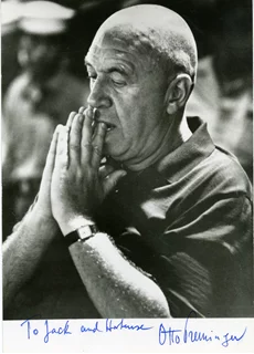 Otto Preminger autograph
