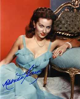 Rhonda Fleming autograph