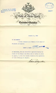 Nelson Rockefeller autograph