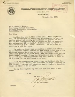 Jimmy Doolittle autograph