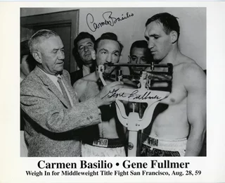 Basilio and Fullmer autograph