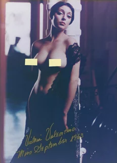Victoria Valentino autograph